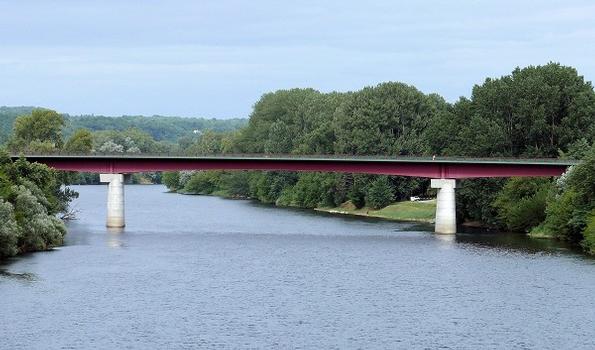 Creysse - Pont de la RN21 (contournement de Bergerac) sur la Dordogne