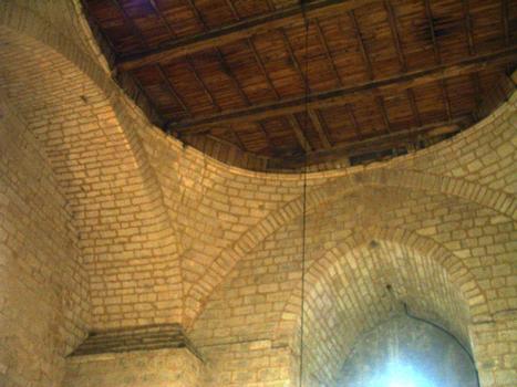 Saint-Jean-de-Côle - Eglise Saint-Jean (ancien prieuré) - Un plancher a remplacé la coupole de 14m de diamètre environ