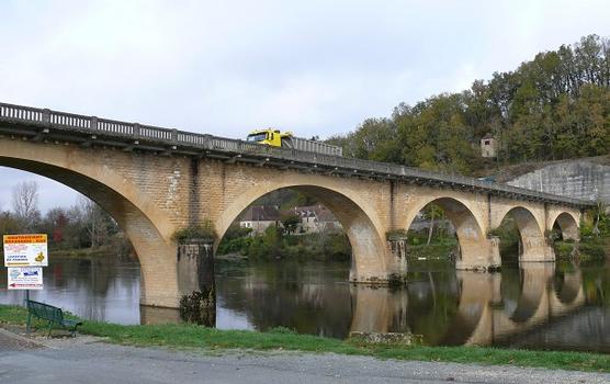 Le Buisson-de-Cadouin - Pont du Buisson-de-Cadouin sur la Dordogne