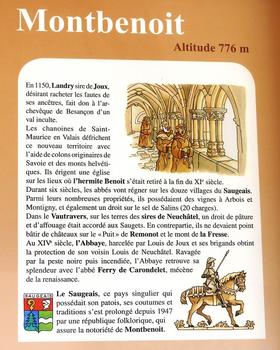 Montbenoît - Abbaye de Montbenoît - Panneau d'information