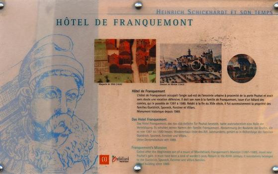 Montbéliard - Hôtel de Franquemont - Panneau d'information