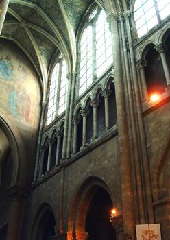 Dourdan - Eglise Saint-Germain-l'Auxerrois - Elévation de la nef - Triforium
