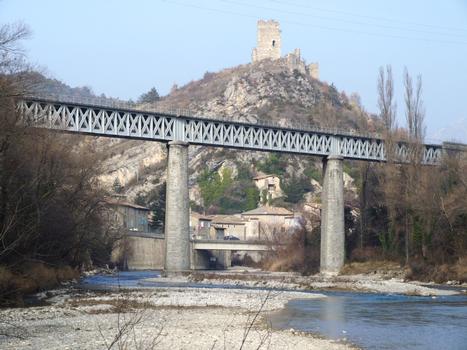 Pontaix - Viaduc ferroviaire (ligne Livron - Veynes - Gap) - Franchissement de la Drôme