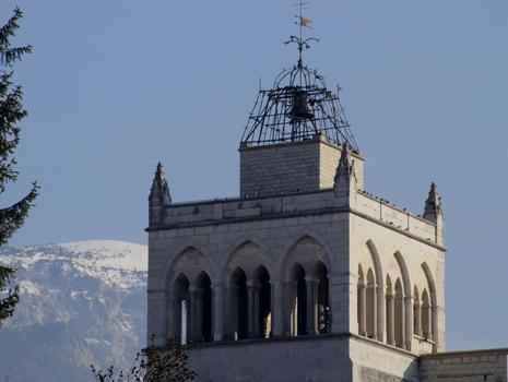 Die - Cathédrale Notre-Dame - Tour-porche - Clocher et cloches