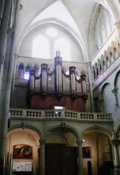 Romans-sur-Isère - Collégiale Saint-Barnard - Nef - Tribune d'orgue