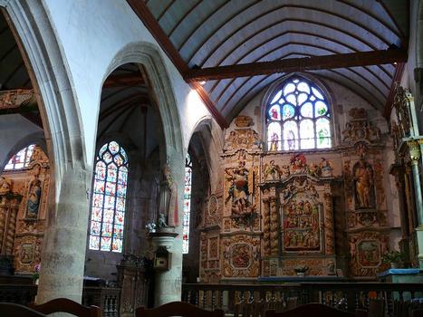 Lampaul-Guimiliau - Eglise Notre-Dame et enclos paroissial - Rétable de Saint-Jean-Baptiste