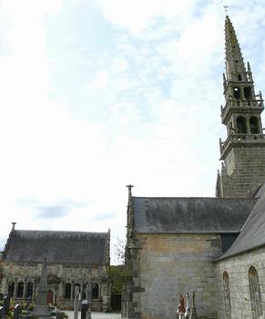 Pencran - Eglise Notre-Dame et enclos paroissial - Eglise et ossuaire