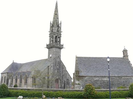 Ploudiry - Eglise Saint-Pierre et enclos paroissial - Eglise Saint-Pierre et chapelle ossuaire