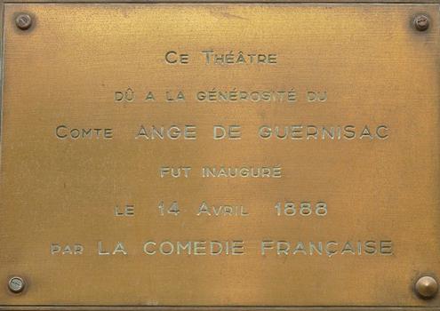 Théâtre du Pays de Morlaix - Panneau commémoratif