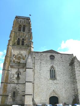 Lectoure - La façade de l'ancienne cathédrale Saint-Gervais-et-Saint-Protais
