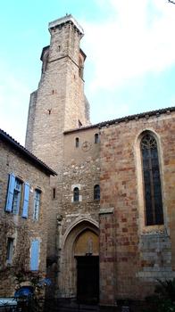 Cordes-sur-Ciel - Eglise Saint-Michel - Tour et portail