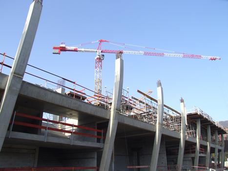 Stade de Grenoble - Réalisation de la structure en béton armé