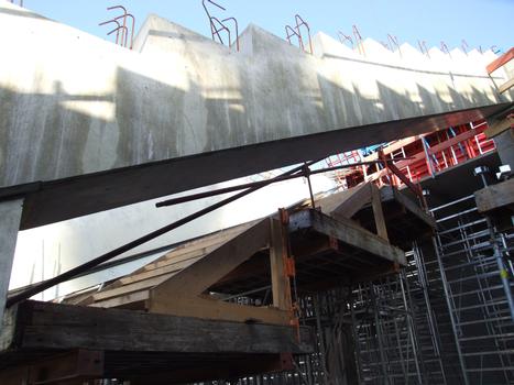 Stade de Grenoble - Réalisation de la structure en béton armé