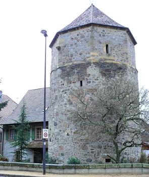 Remparts de Thann - Tour des Cigognes construite en 1360
