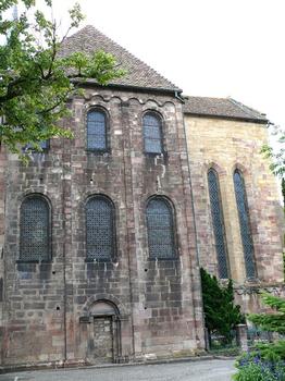 Lautenbach - Collégiale Saint-Michel et Saint-Gangolphe - Bras droit du transept et chevet