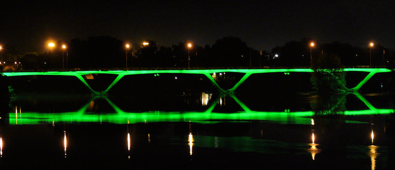 Toulouse - Pont Saint-Michel de nuit