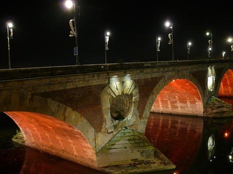 Toulouse - Pont-Neuf - La nuit