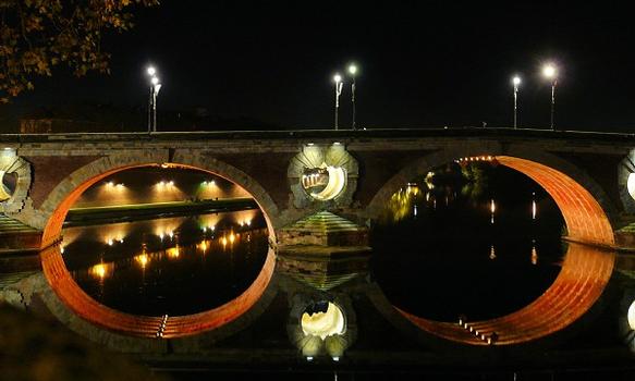 Toulouse - Pont-Neuf - La nuit