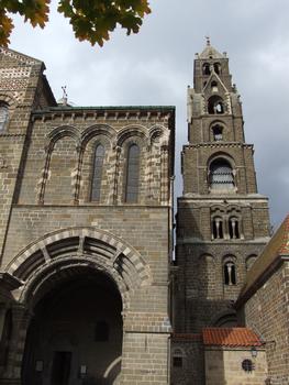 Le Puy-en-Velay - Cathédrale Notre-Dame: Porche du For et le clocher