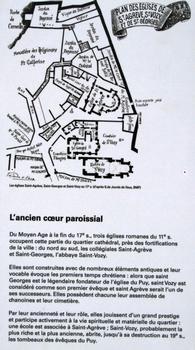 Le Puy-en-Velay - Eglise Saint-Georges - Panneau d'information