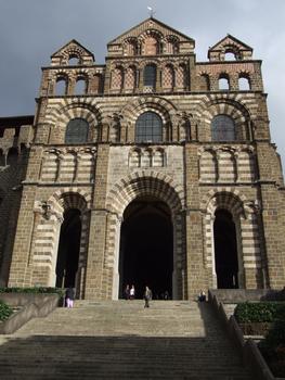 Le Puy-en-Velay - Cathédrale Notre-Dame: façade occidentale