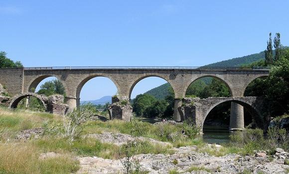 Eisenbahnstrecke Firminy - Le Puy – Viaduc aval de Lavoûte-sur-Loire – Vieux pont