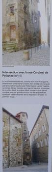 Le Puy-en-Velay - Hôtel du Lac de Fugères - Panneau d'information