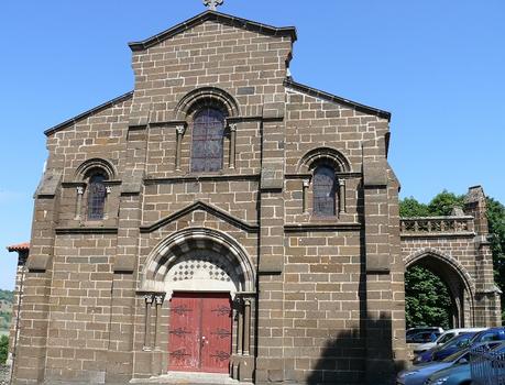 Polignac - Eglise Saint-Martin - Façade refaite en 1874