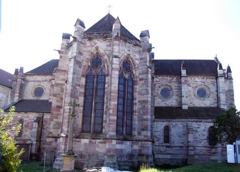 Luxeuil-les-Bains - Abbaye Saint-Colomban - Eglise Saint-Pierre-et-Saint-Paul - Chevet