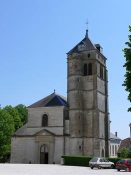 Champlitte - Eglise Saint-Christophe avec le beffroi