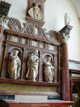 Pesmes - Eglise Saint-Hilaire - Chapelle d'Andelot: autel