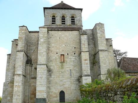 Le Chalard - Eglise de l'Assomption-de-la-Très-Sainte-Vierge - Mur de fermeture occidental mis en place après la destruction de la nef