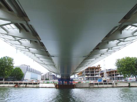 Pont sur le grand bras de Seine à Boulagne-Billancourt - Travée au-dessus de la Seine