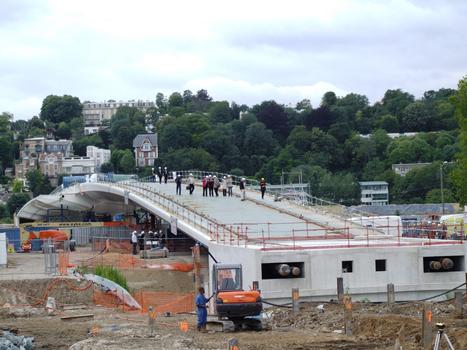 Brücke über den großen Seinearm in Boulogne-Billancourt
