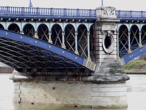 Pont de Gennevilliers sur la Seine - Une pile