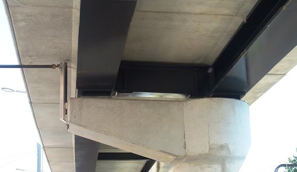 Montpellier - Viaduc Alphonse Loubat - Hourdis réalisé en dalles préfabriquées en béton