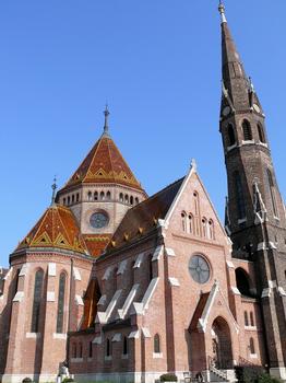 Budapest - Eglise calviniste de la place Szilágyi Dezsö