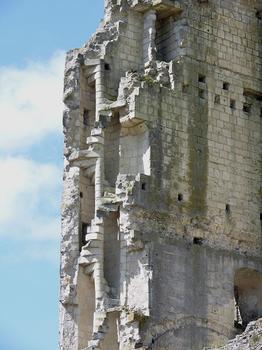 Château du Grand-Pressigny - Le donjon du 12ème siècle et l'escalier à vis