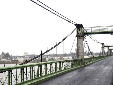 Ingrandes - Pont suspendu sur la Loire - Suspension