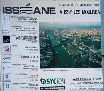 Isséane - Centre de Tri et de Valorisation énergétique - Panneau d'information