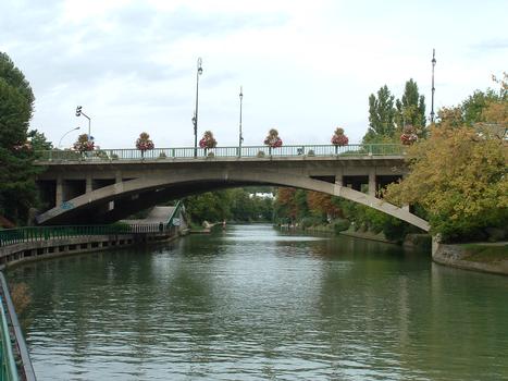 Joinville-le-Pont - Pont de Joinville - L'arc sur le petit bras de 38 m de portée