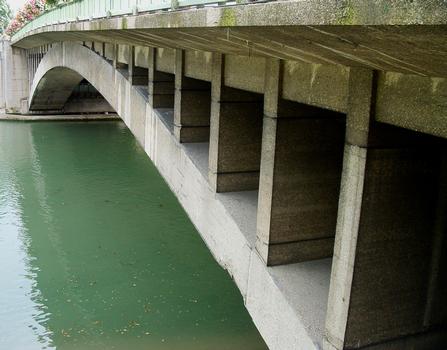 Joinville-le-Pont - Pont de Joinville - L'arc sur le grand bras - Articulations des pilettes