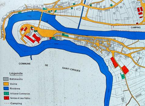 Lavoûte-Chilhac - Plan de la ville
