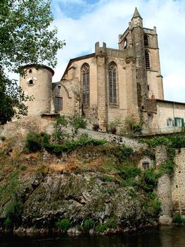 Lavoûte-Chilhac - L'église du prieuré - Chevet de l'église