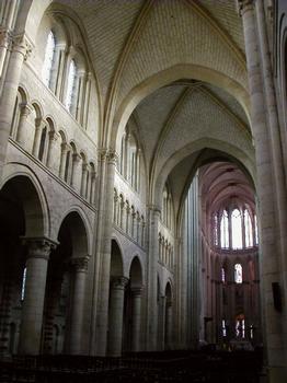 Cathédrale Saint-Julien du Mans.Vaisseau central - Elévation
