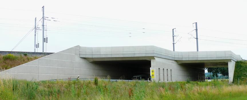 LGV Est Européenne - Pont-rail de franchissement du RD910