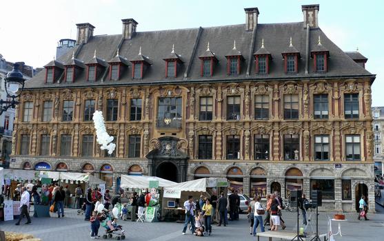 Lille - Vieille Bourse - Façade sur la place du Théâtre