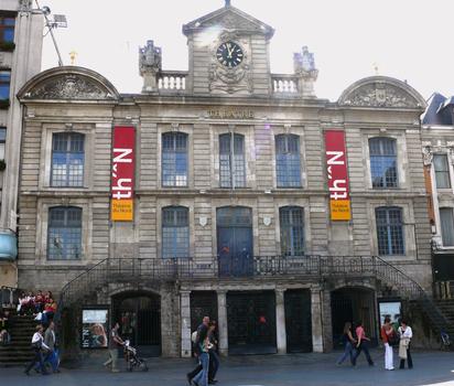 Lille - Théâtre du Nord - La façade sur la place du général de Gaulle (ancienne Grand'Garde construite en 1717)