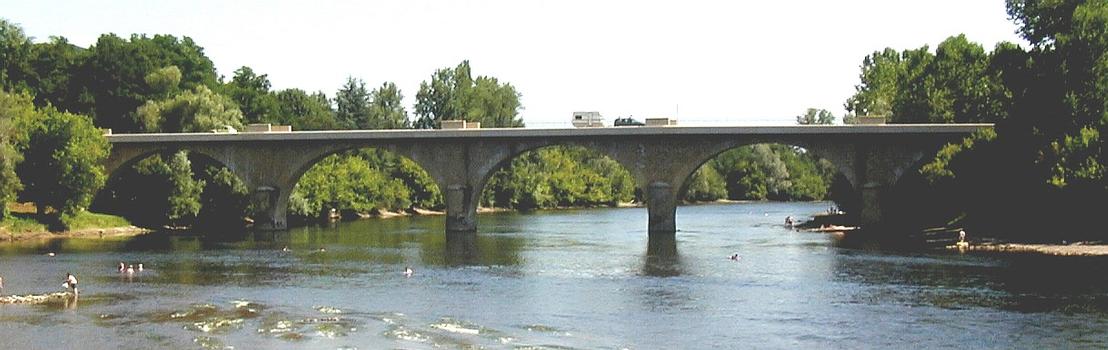 Limeuil - Pont routier sur la Dordogne