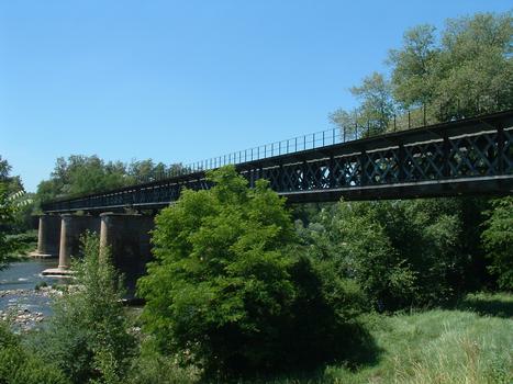 Diou - Pont ferroviaire sur la Loire - Ensemble